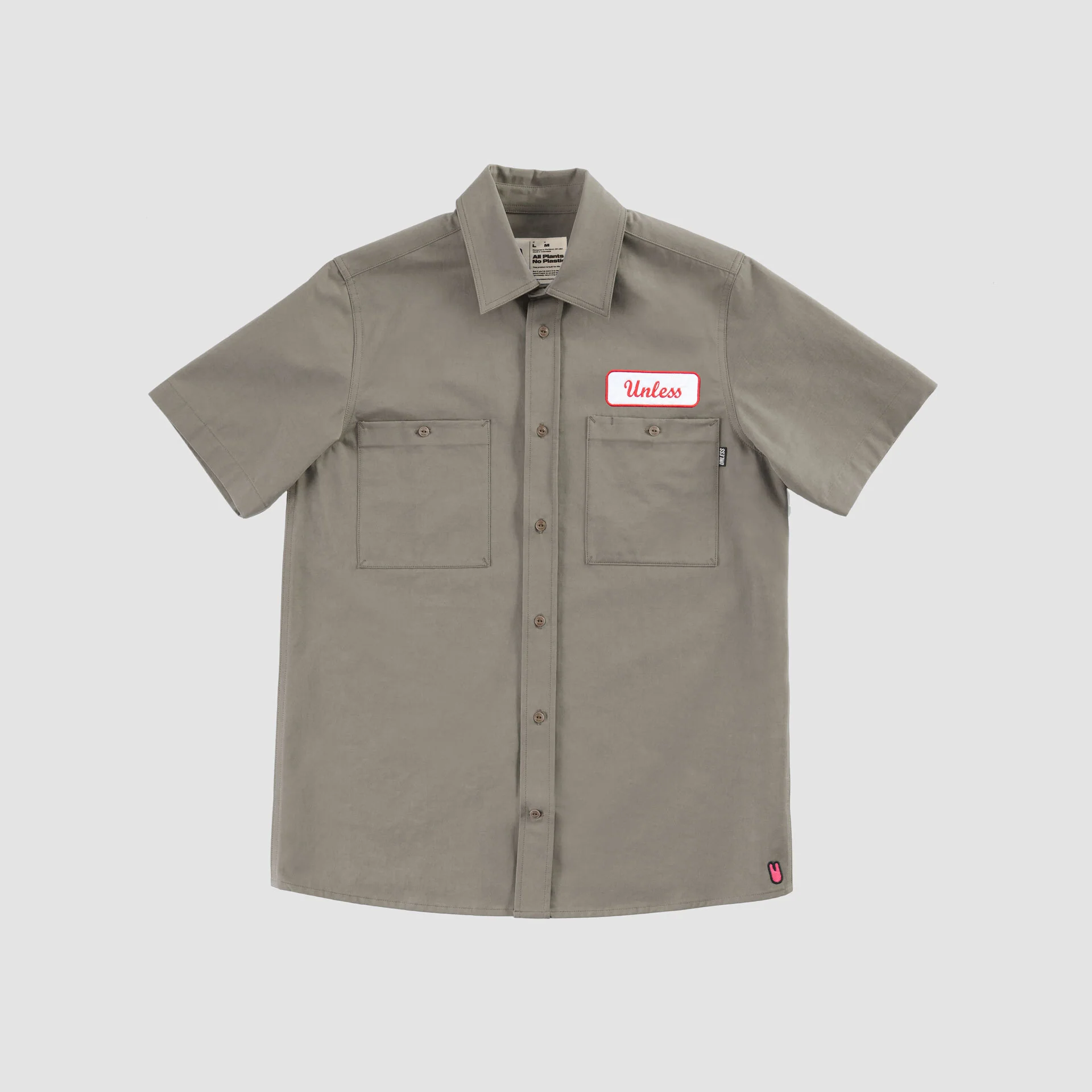 "UNLESS" Embroidered Work Shirt - Image 3